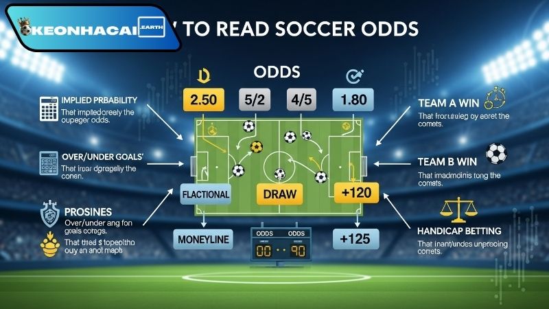 Cách đọc kèo bóng đá