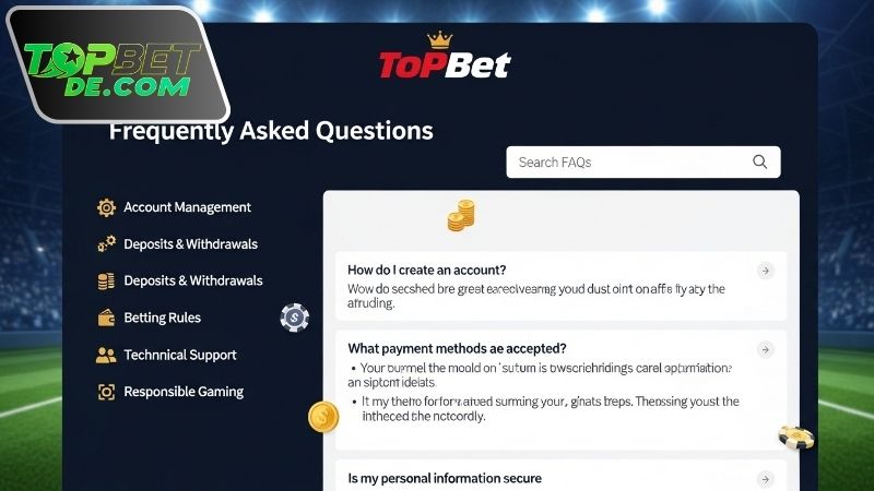 FAQ Topbet – Giải đáp nhanh thắc mắc thường gặp 4 FAQ Topbet về dịch vụ và khuyến mãi